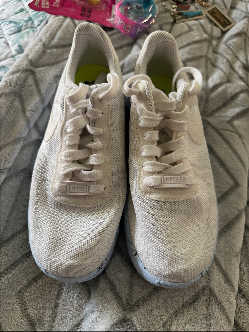 Nike Women’s White Knit Low-Top Sneakers